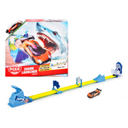Dickie Toys Shark Launcher Track Set with toy car.