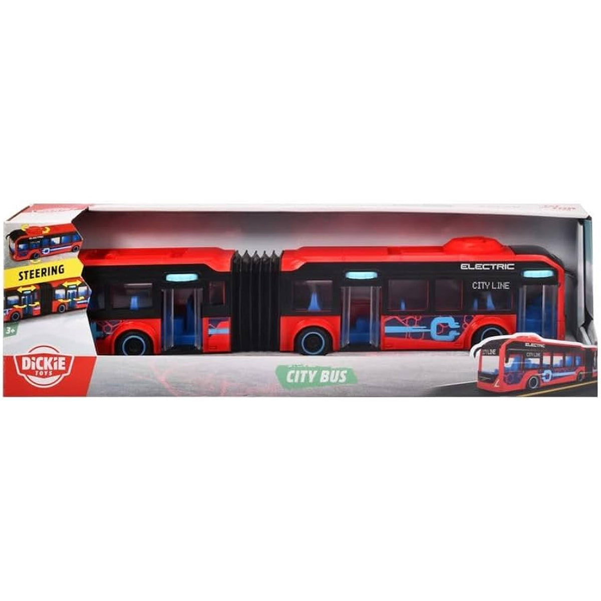 Dickie Toys Volvo City Bus toy.