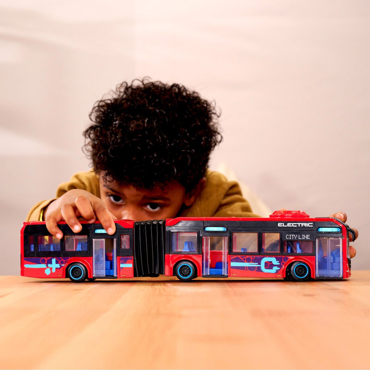 Dickie Toys Volvo City Bus toy.