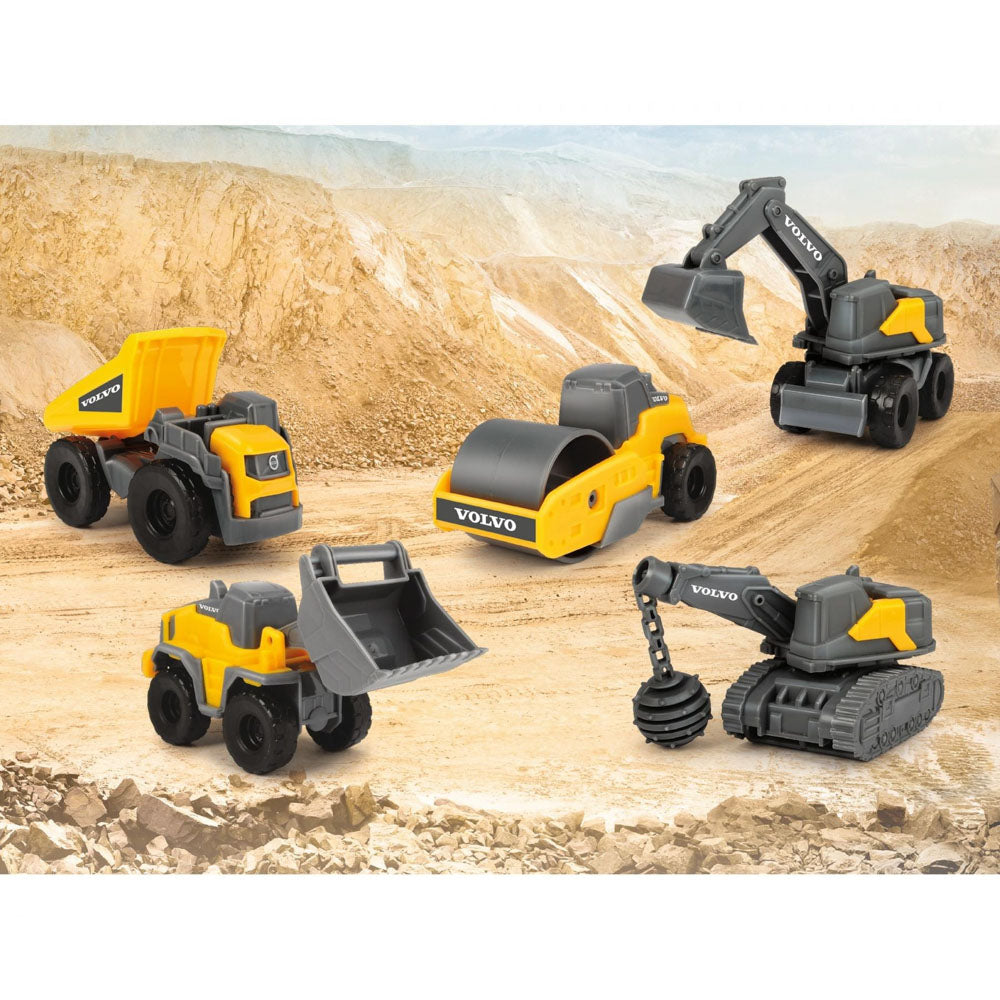 Dickie Toys Volvo Construction 5 Pack