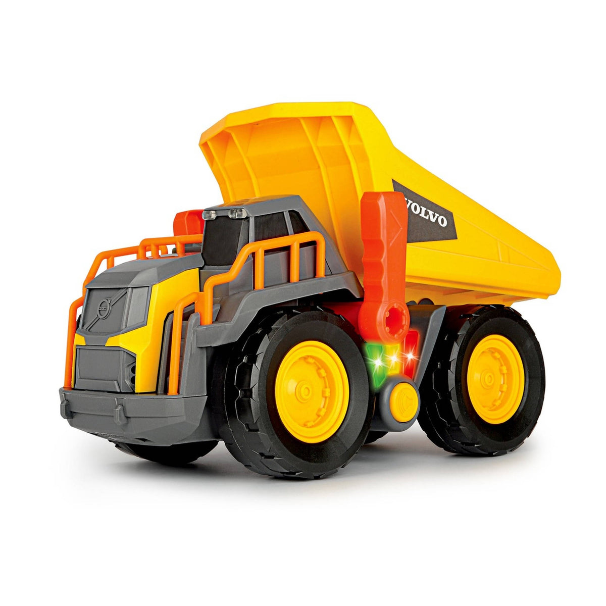 Dickie Volvo Power Dump Truck toy.