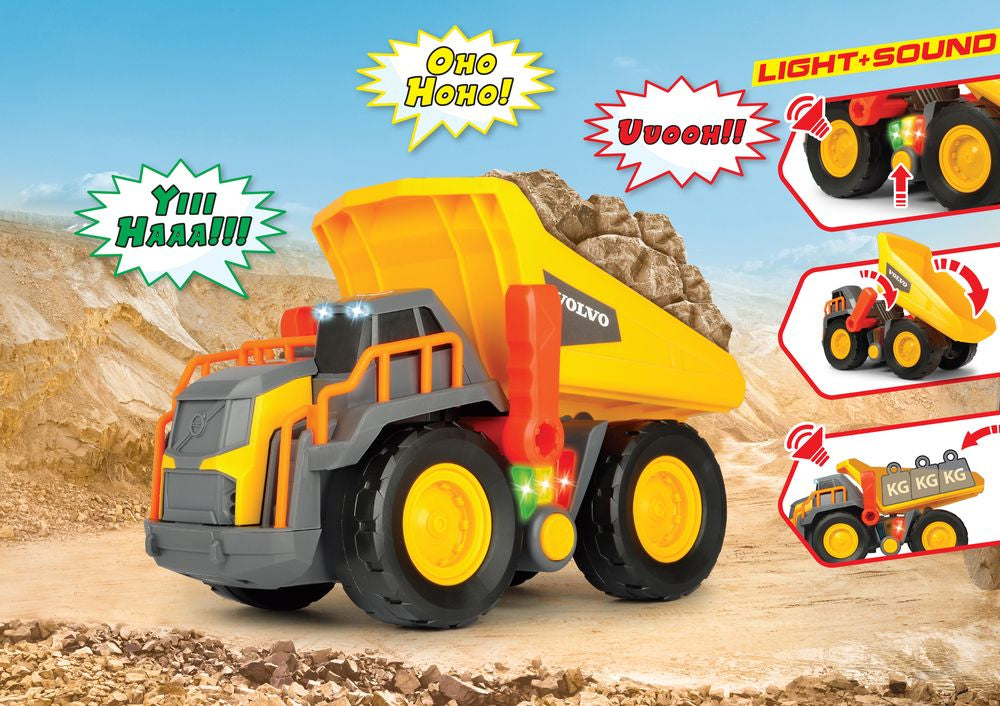 Dickie Toys Construction Volvo Weight Life Truck 30cm