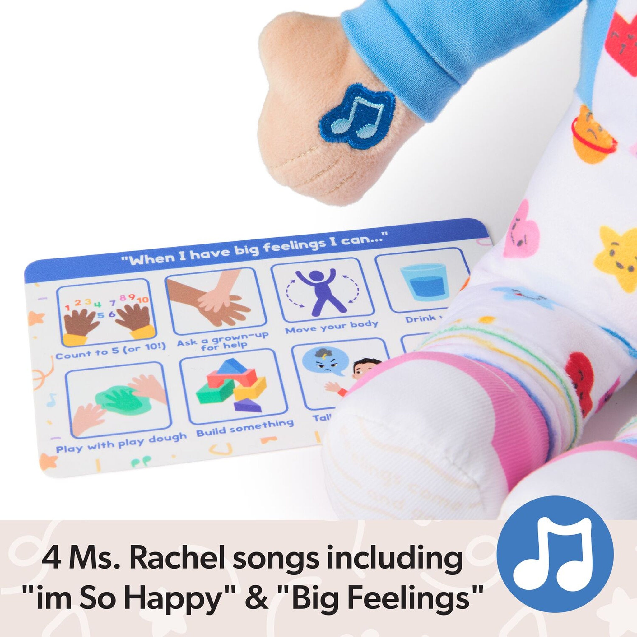 Ms. Rachel Big Feelings Speak & Sing Doll