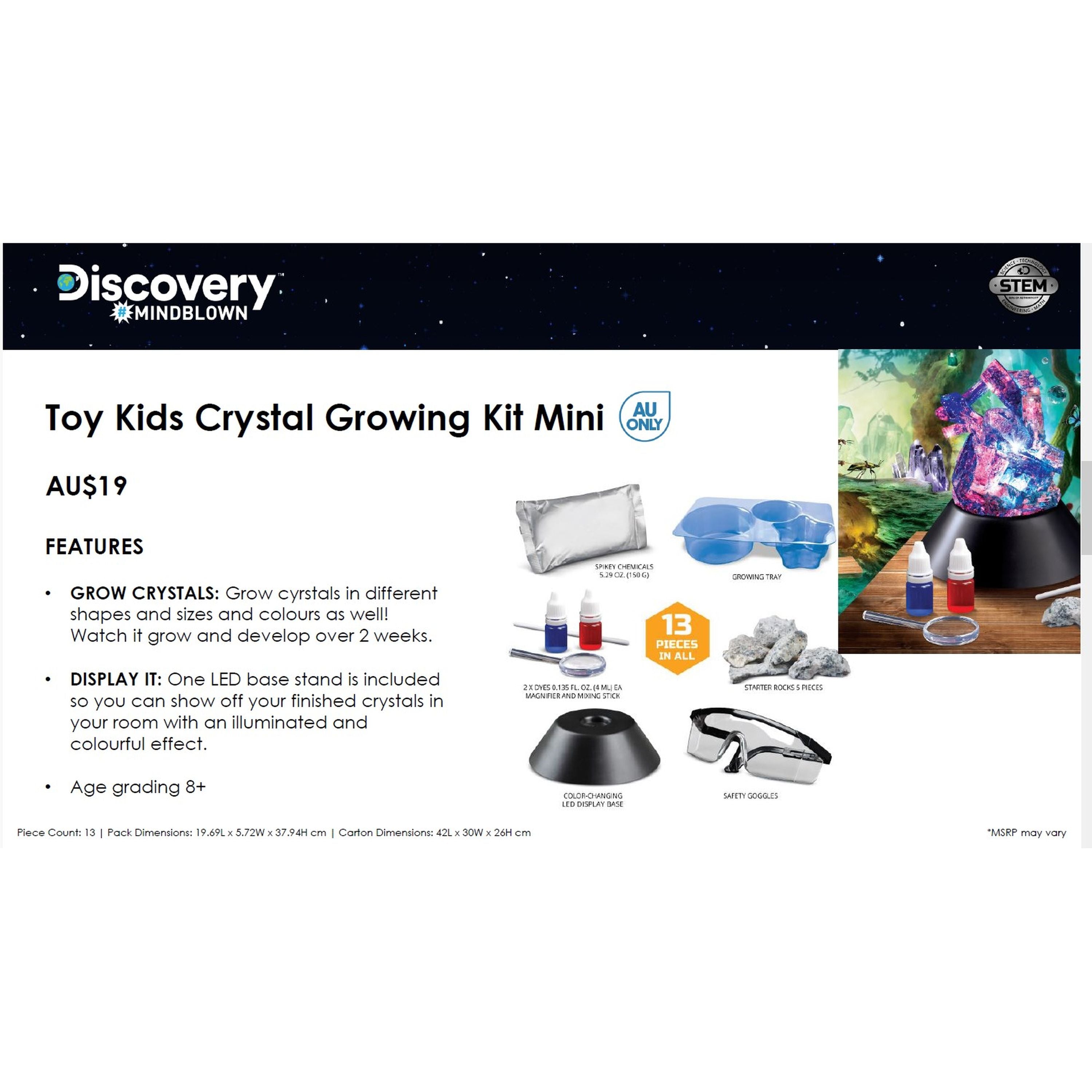 Discovery Mindblown Crystal Growing Kit