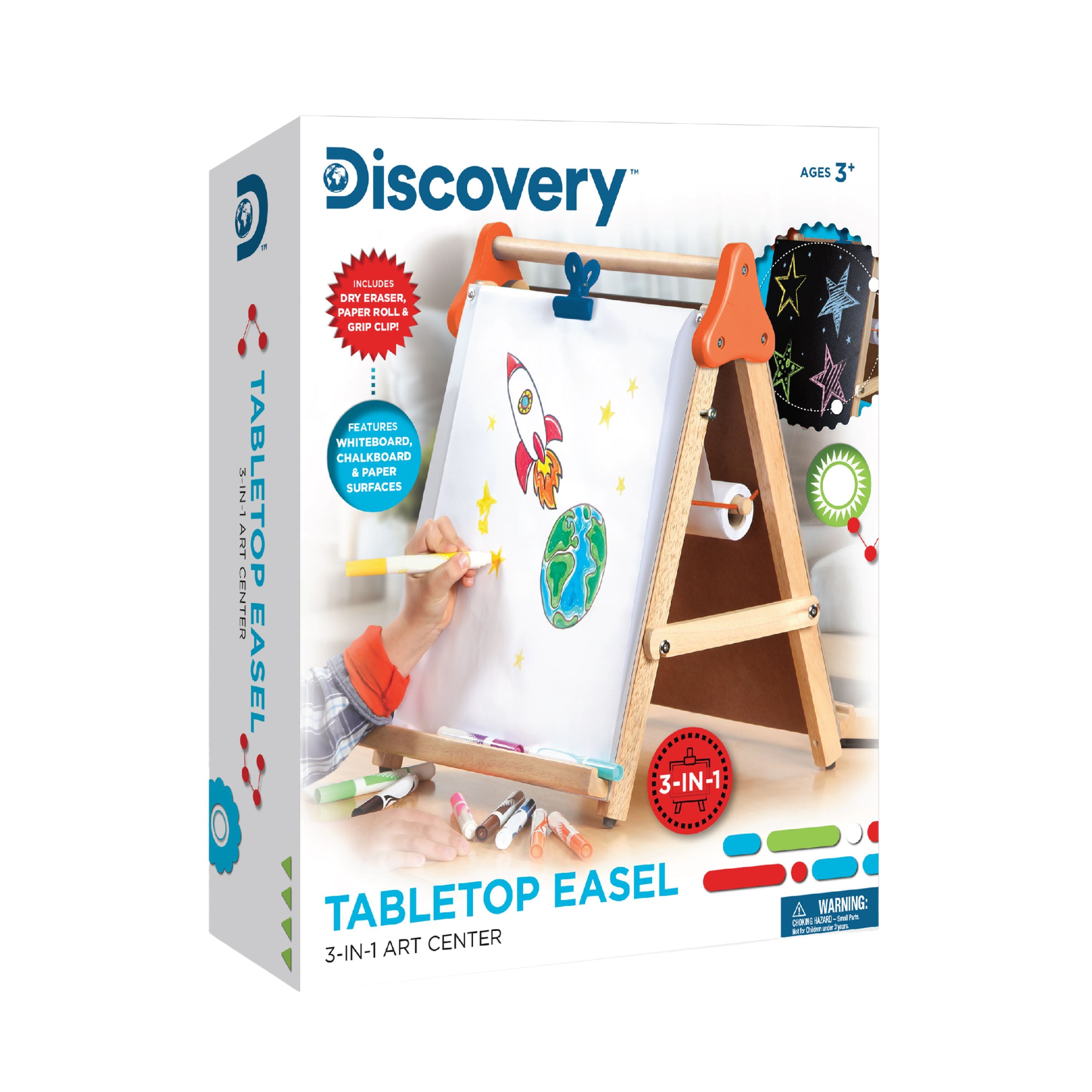 Discovery Tabletop Easel 3 In 1