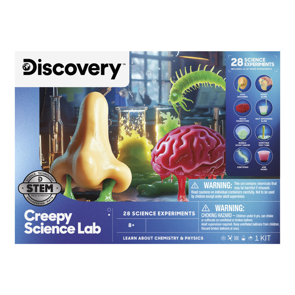 Discovery DIY Creepy Science Lab kit, in packaging