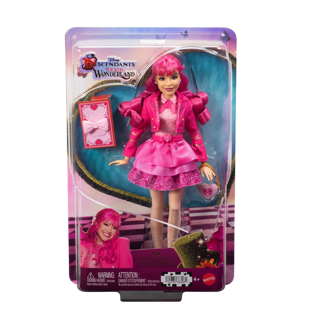Disney Descendants Wicked Wonderland - Pink Daughter of Queen of Hearts doll.