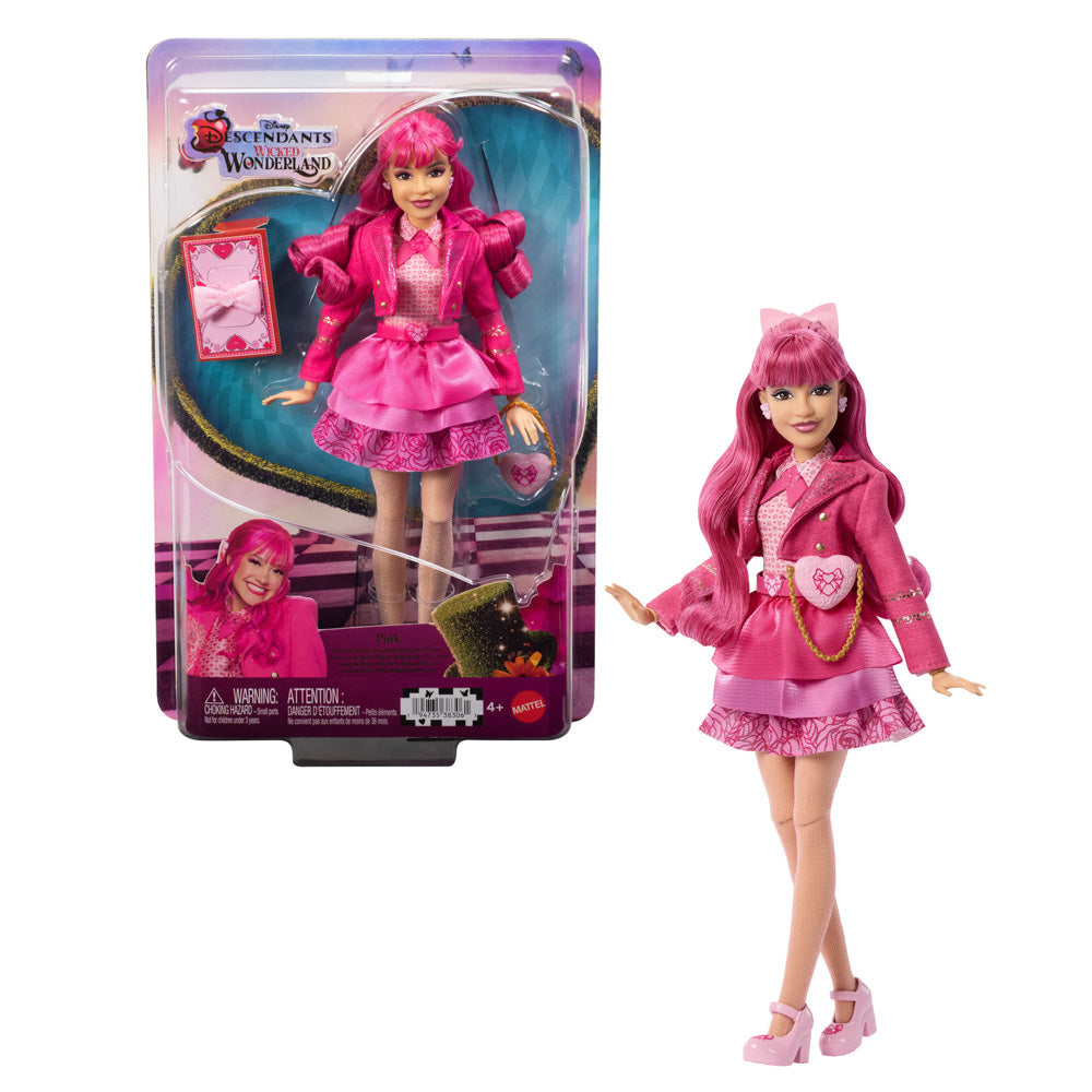 Disney Descendants Wicked Wonderland - Pink Daughter of Queen of Hearts doll.