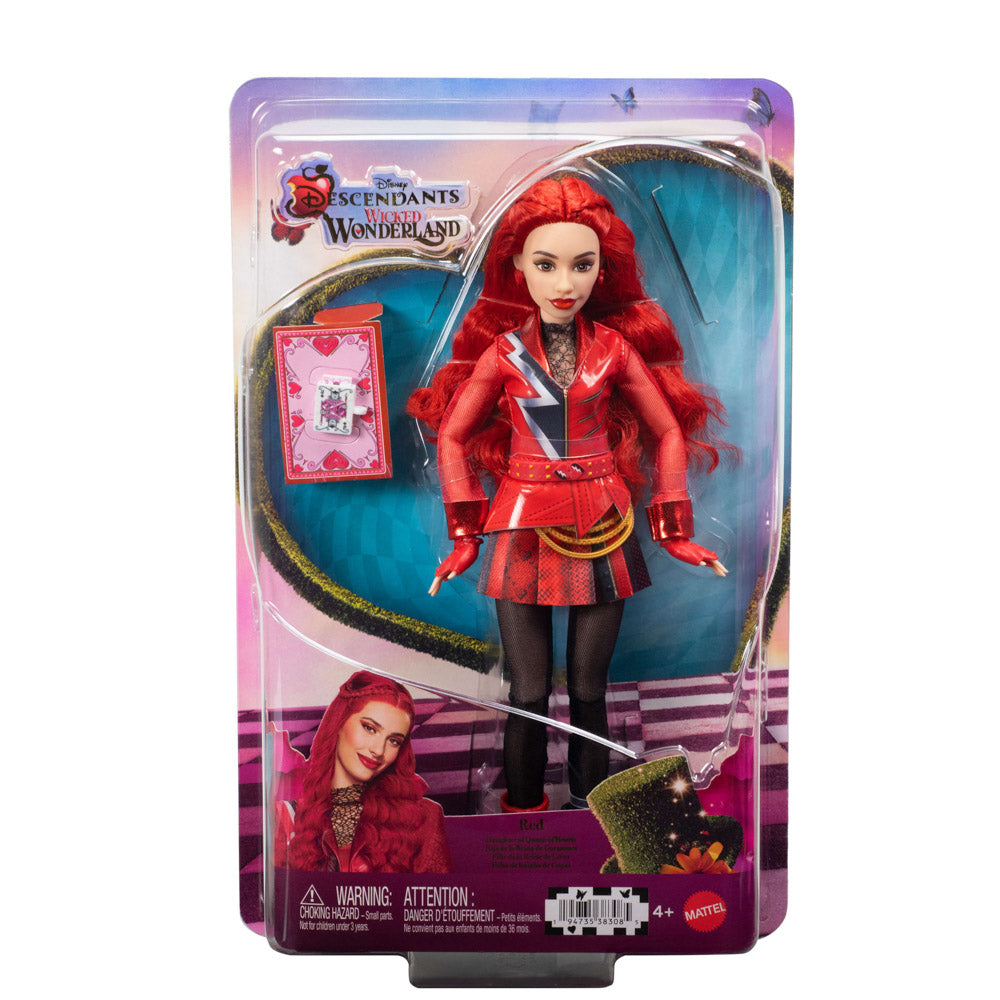 Disney Descendants Wicked Wonderland - Red Daughter of Queen of Hearts Doll.
