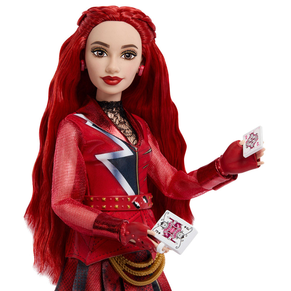Disney Descendants Wicked Wonderland - Red Daughter of Queen of Hearts Doll.