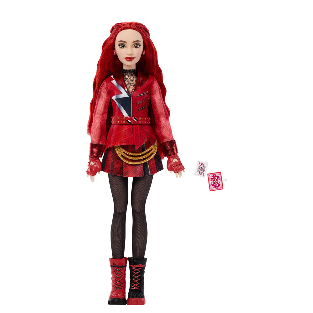 Disney Descendants Wicked Wonderland - Red Daughter of Queen of Hearts Doll.