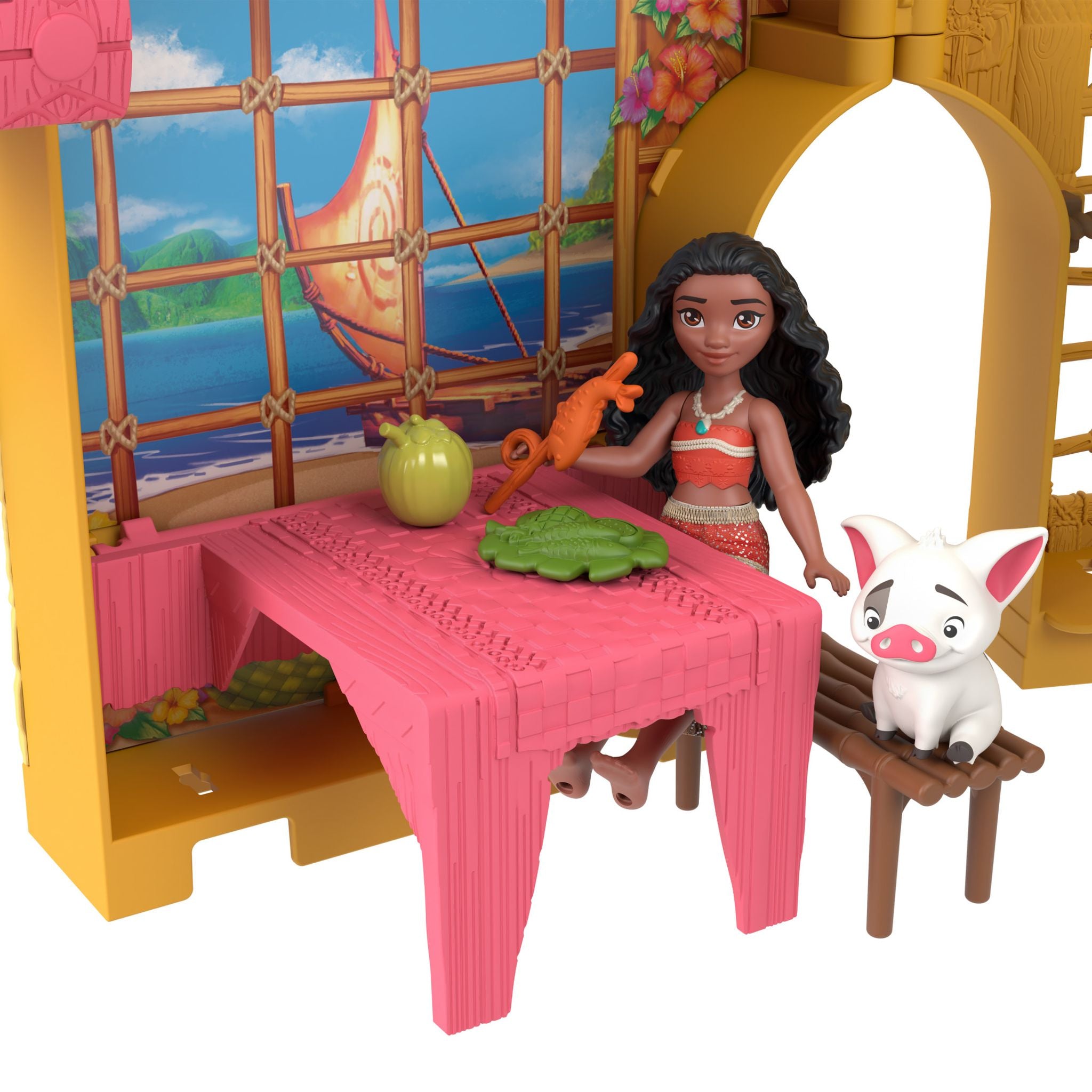 Disney Princess Moana's Island Home Storytime Stackers Small Castle