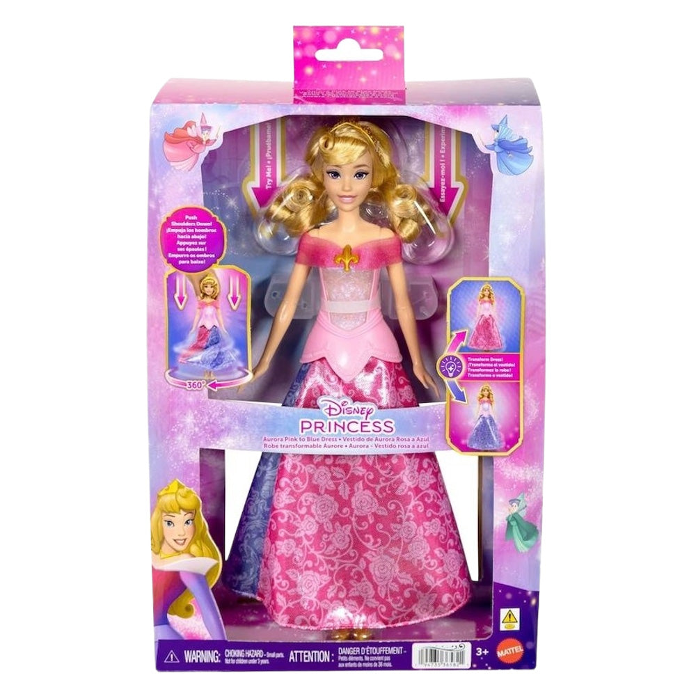 Disney Princess Sleeping Beauty Aurora Pink to Blue Dress - Toyworld NZ
