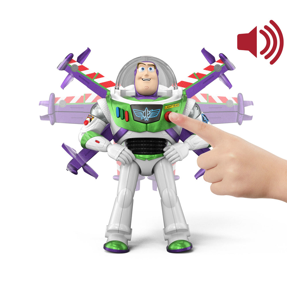 Disney Pixar Toy Story 5 Flight Mode Hi-Tech 10 Inch Action Figure - Buzz Lightyear