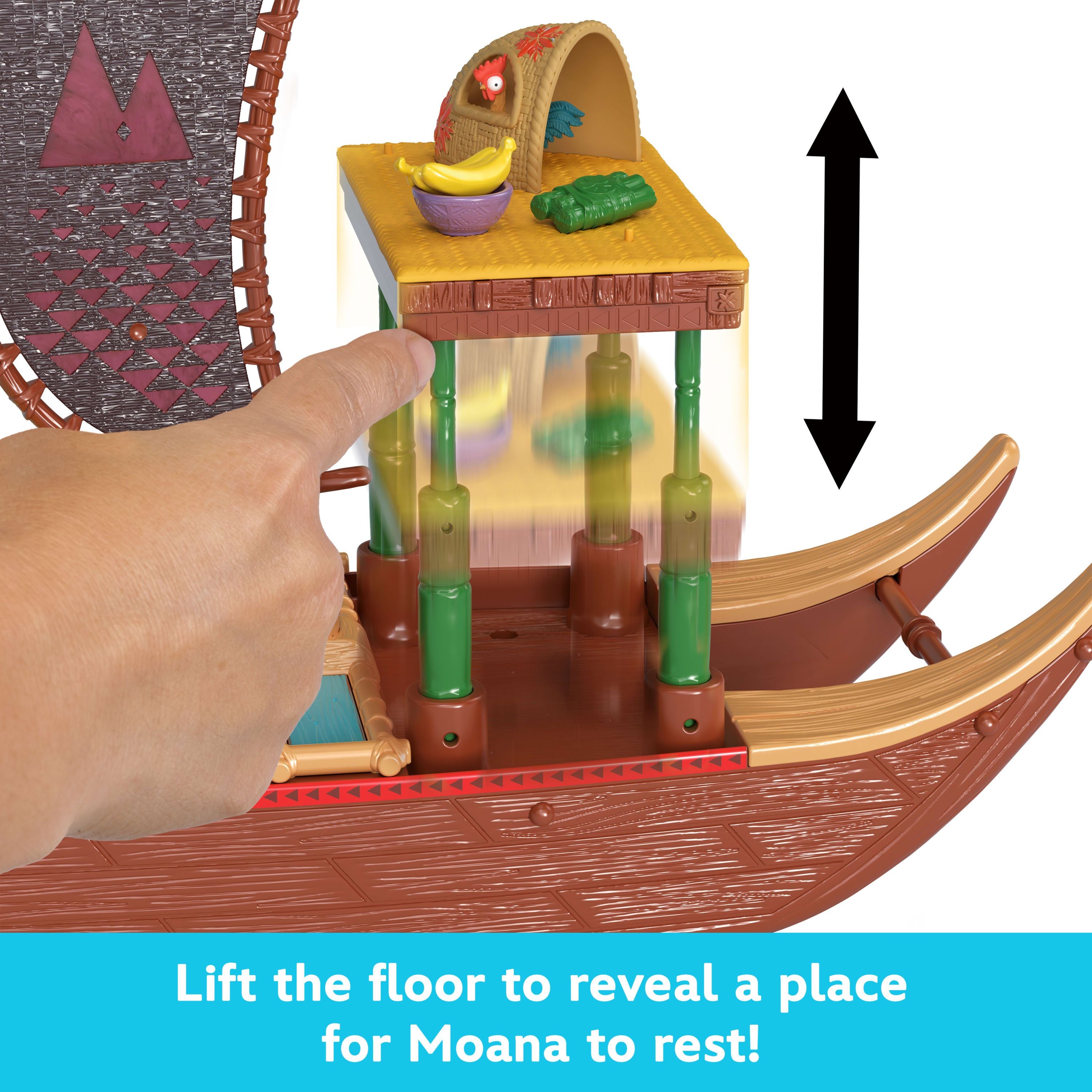 Disney Moana 2 Moana's Adventure Canoe Playset