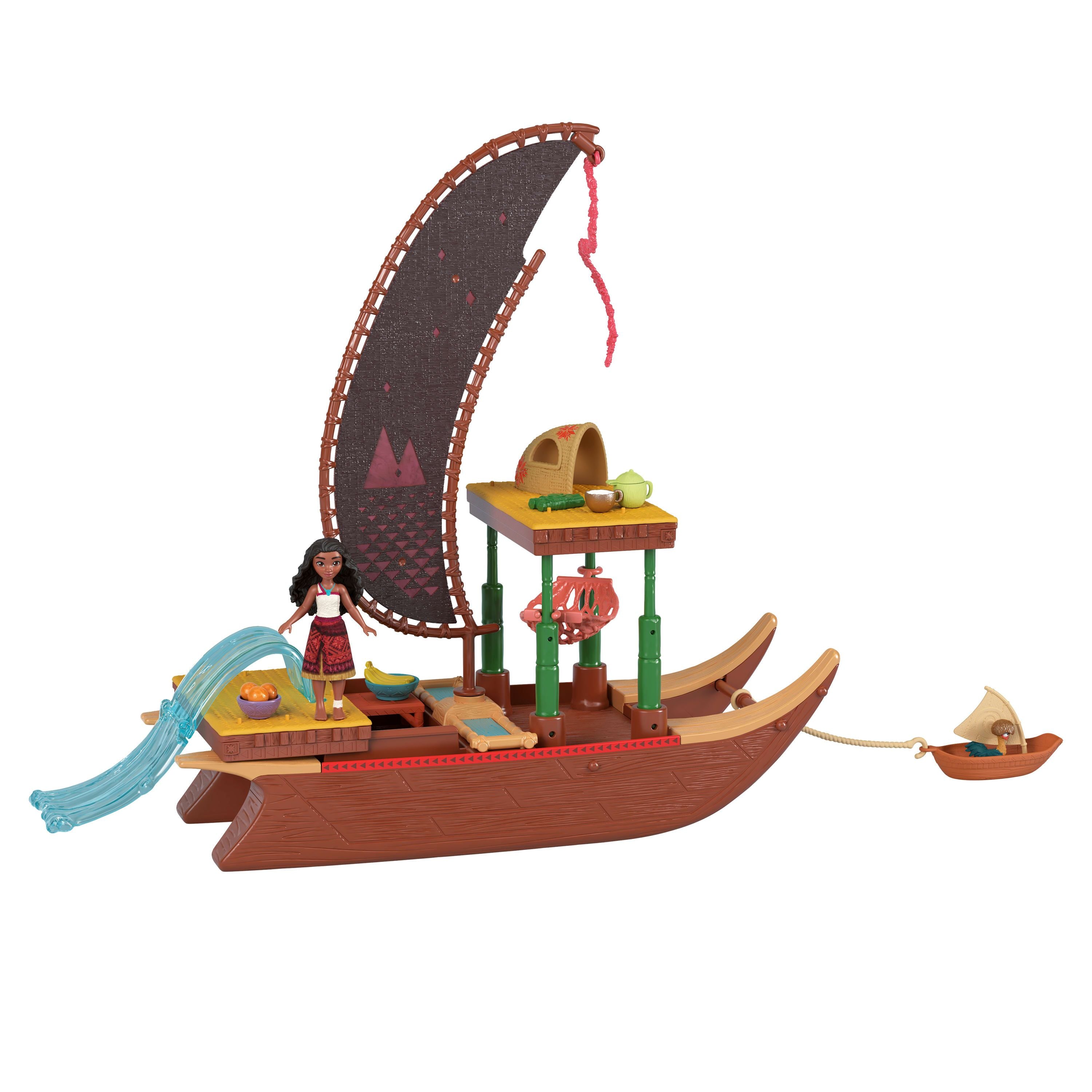 Disney Moana 2 Moana's Adventure Canoe Playset
