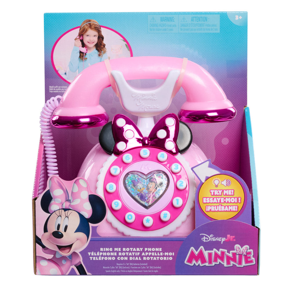 Disney Junior Minnie Mouse Ring Me Rotary Phone, in packaging