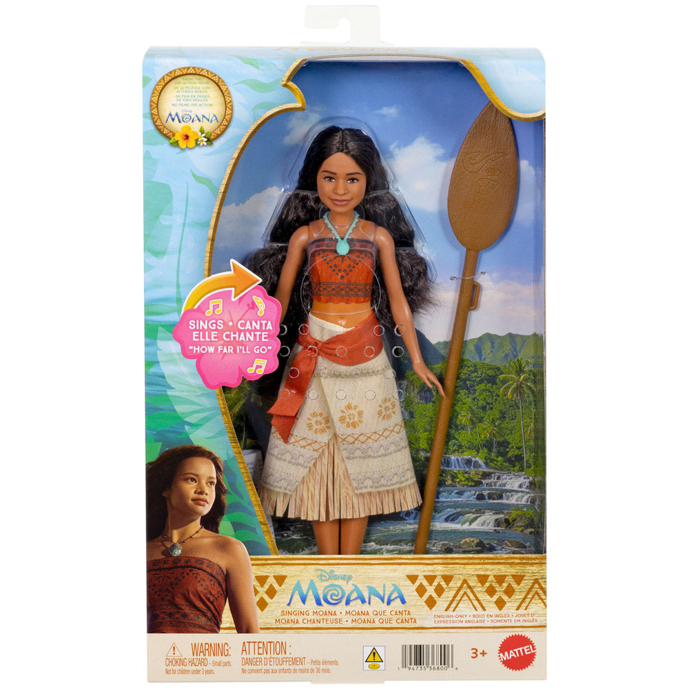 Disney Moana Live Action - Singing Moana Doll toy, in packaging