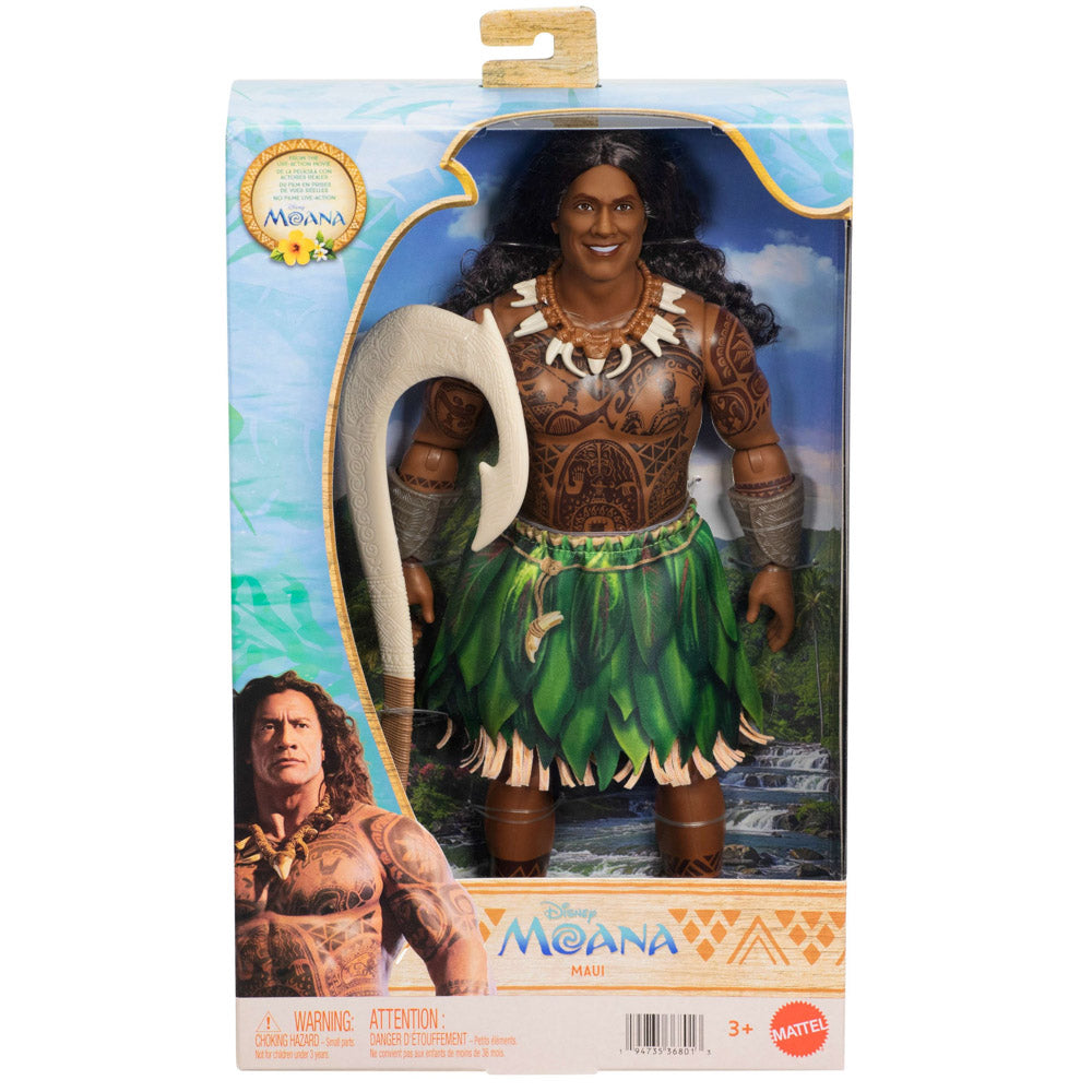 Disney Moana Live Action - Maui Doll, in packaging