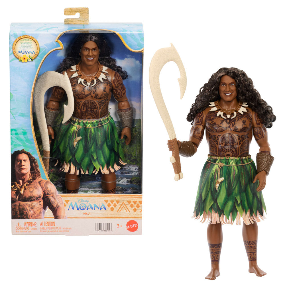 Disney Moana Live Action - Maui Doll, in packaging