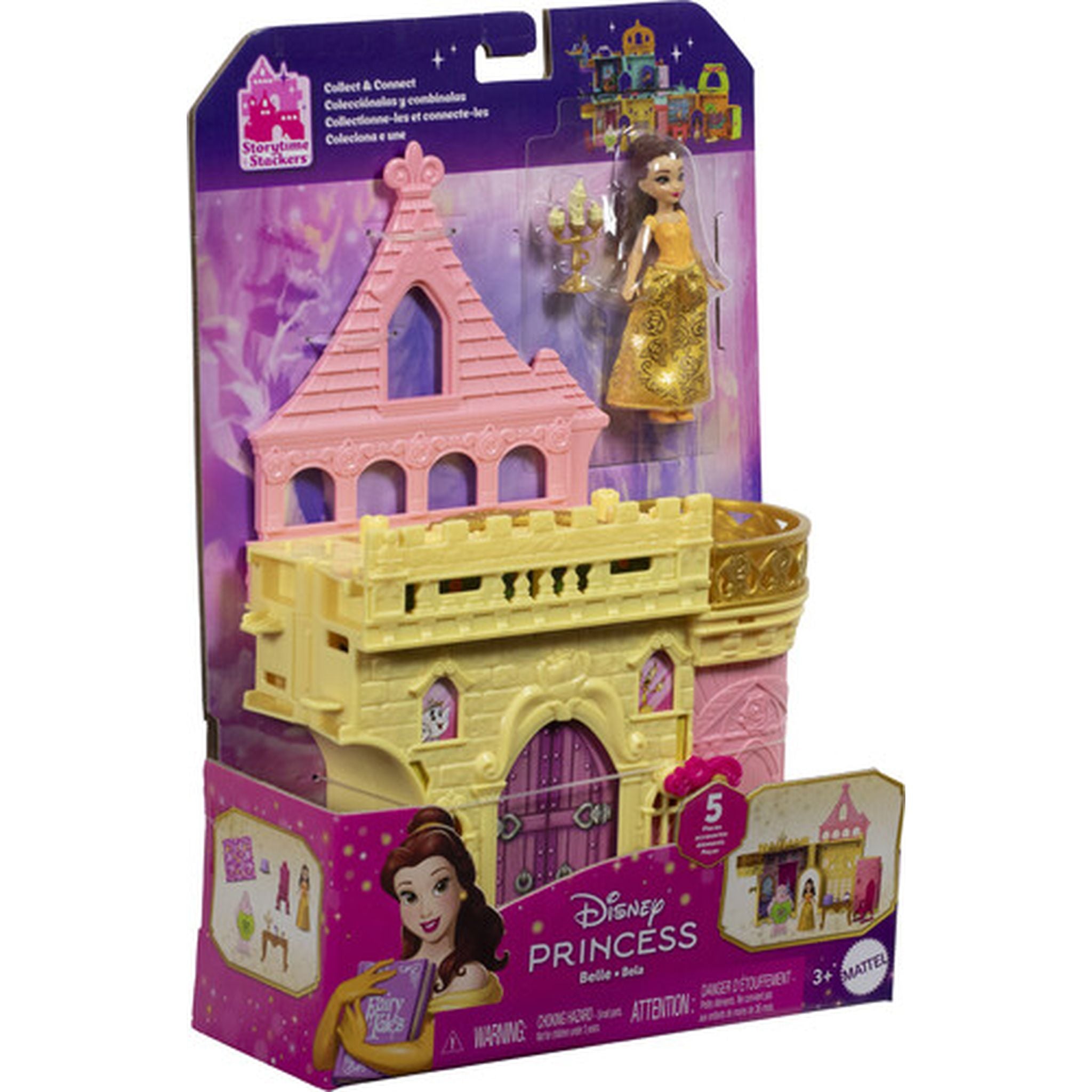 Disney Princess Small Doll Belle  Stacking Castle
