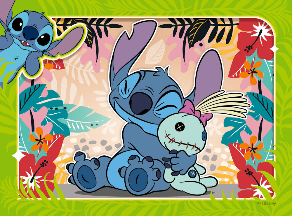 Disney Stitch 4 In a Box Jigsaw Puzzle