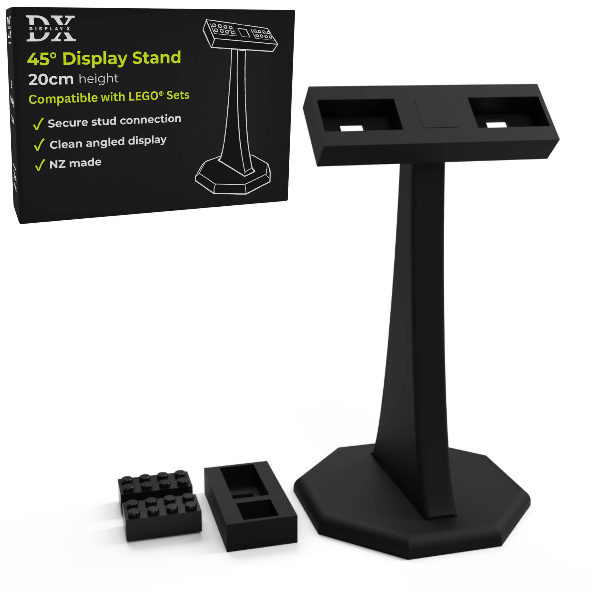 DisplayX 45° Angled 20cm Universal LEGO Display Stand
