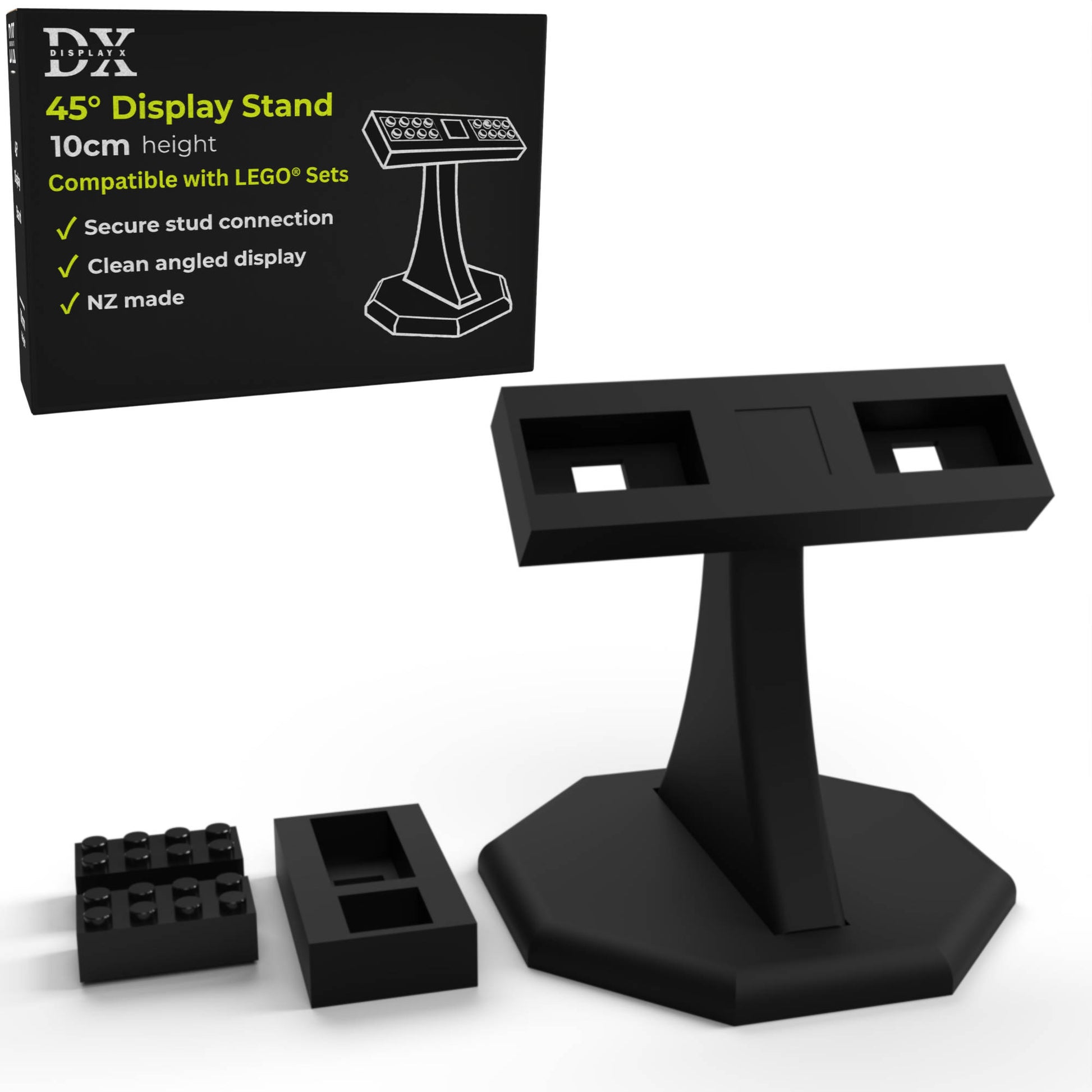 DisplayX 45° Angled 10cm Universal LEGO Display Stand
