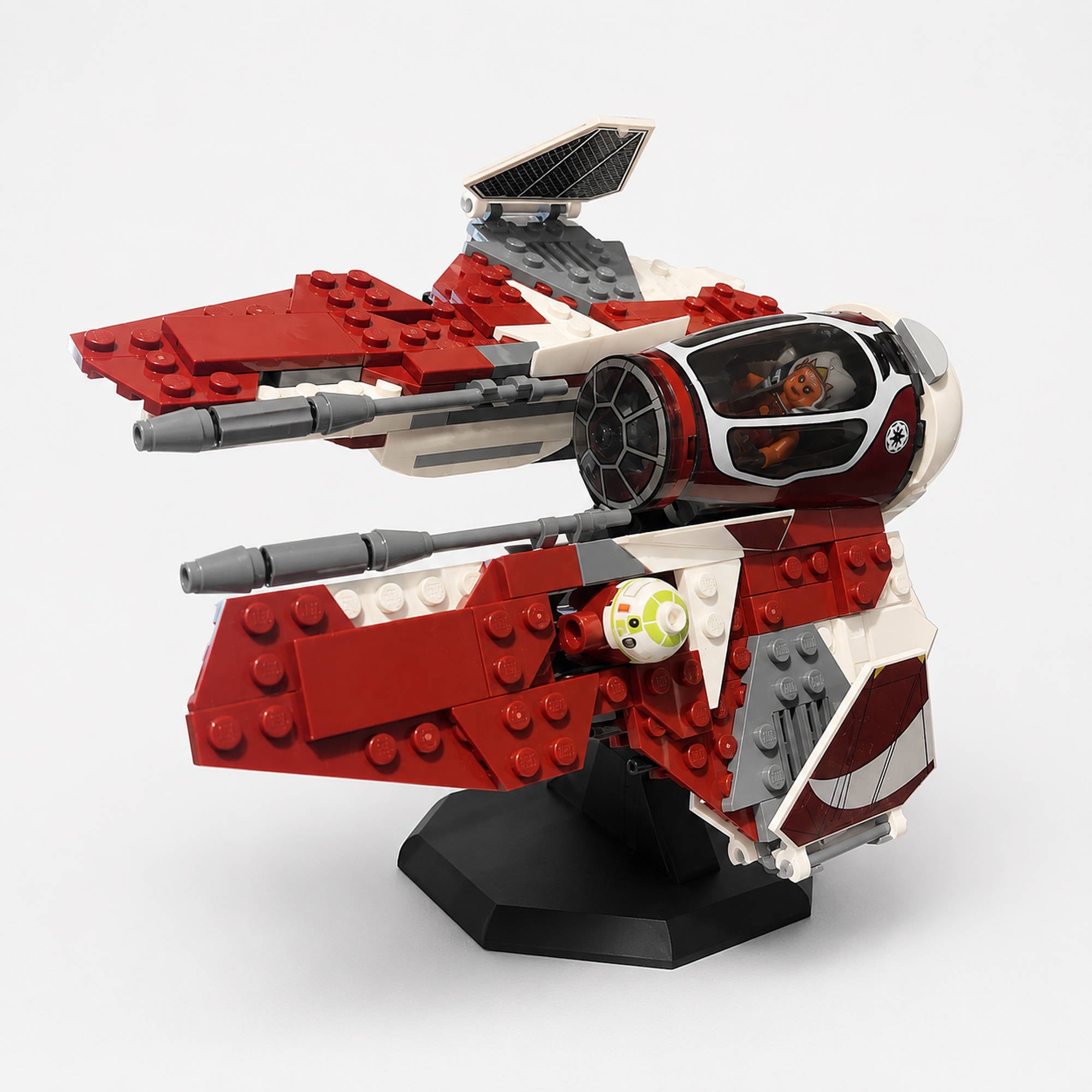 Lego displayed on DisplayX 45° Angled 10cm Universal LEGO Display Stand