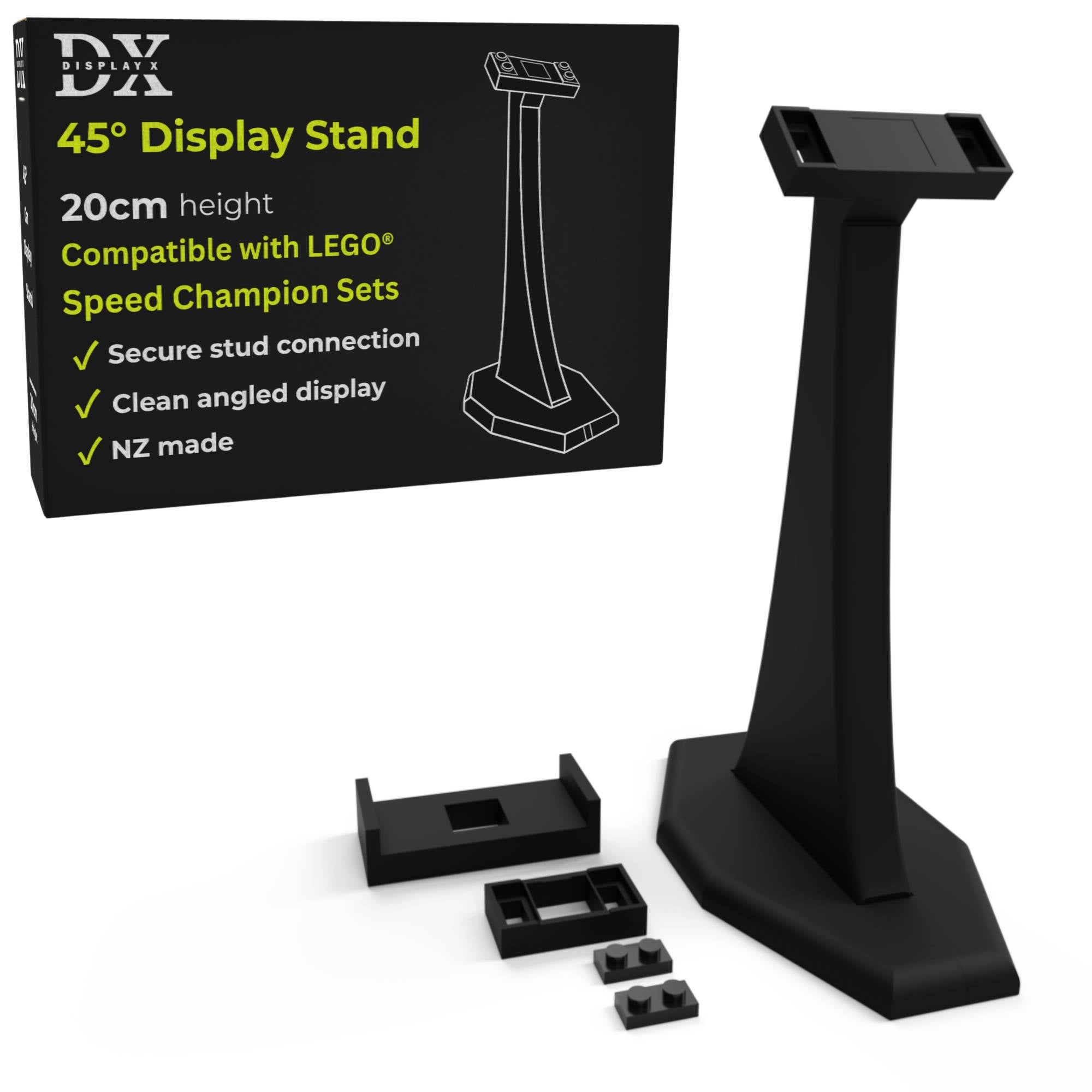 DisplayX 45° Angled 20cm LEGO Display Stand