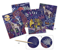 Djeco Scratch Boards Lush Nature