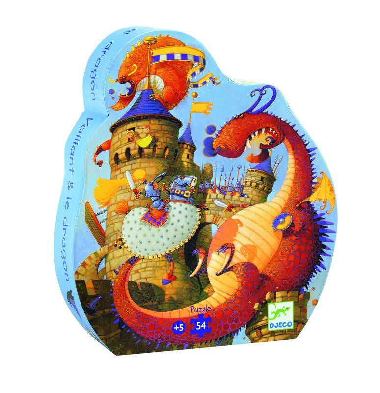 Djeco Valiant And The Dragon 54 Piece Puzzle