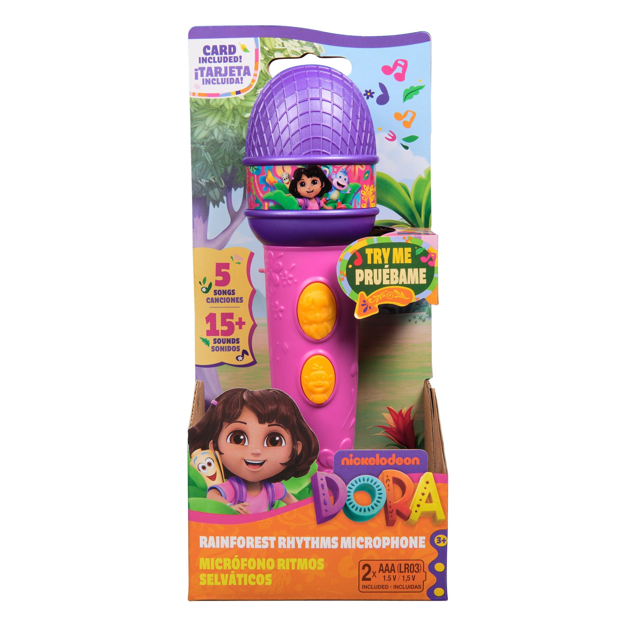 Dora The Explorer Rainforest Rhythms Microphone – Toyworld NZ