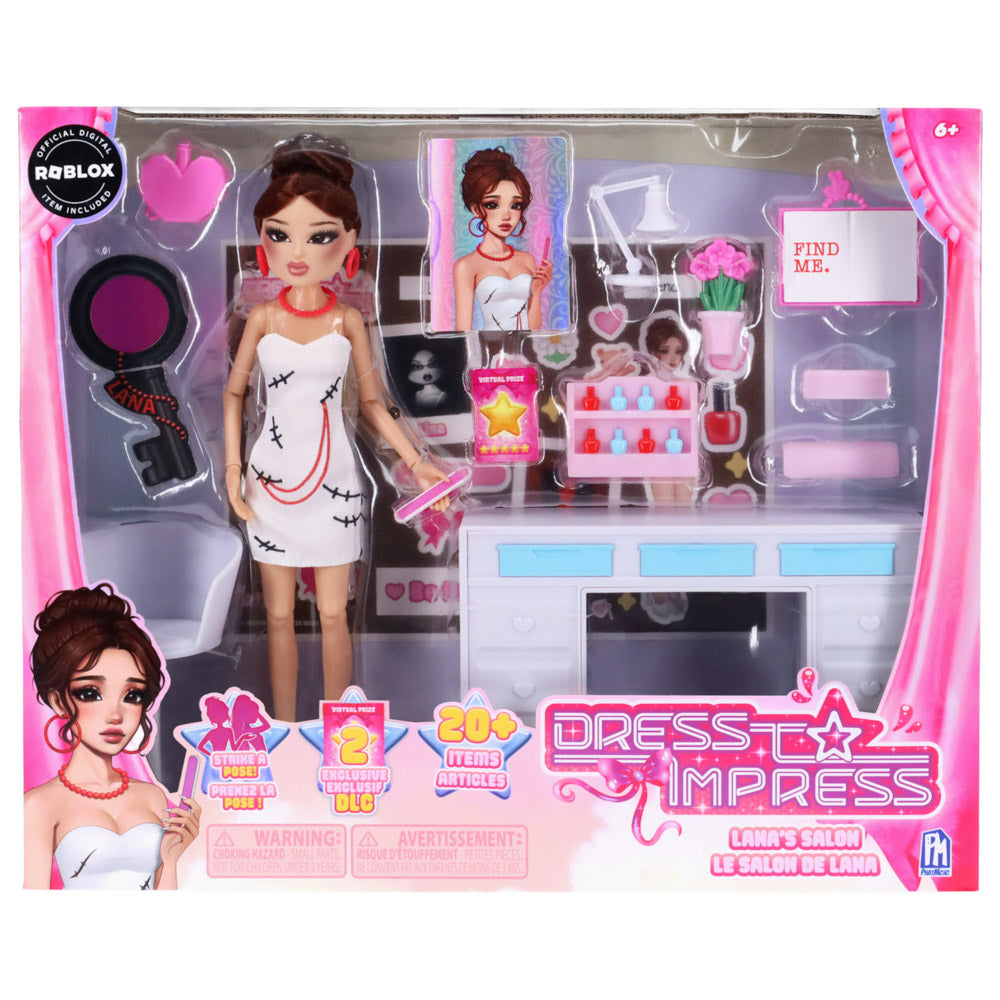 Dress To Impress Deluxe Fashion Doll Set - Lana, in packaging