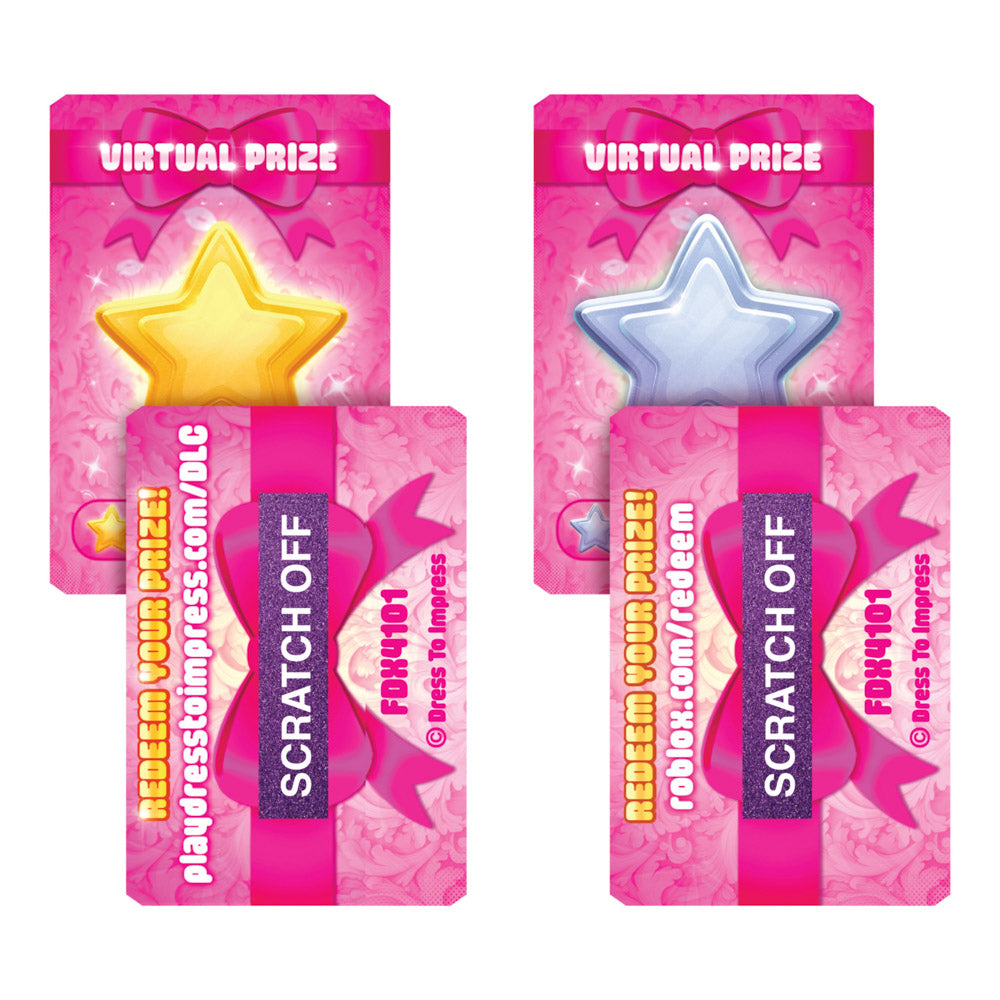 Virtual prizes included with the Dress To Impress Deluxe Fashion Doll Set - Lana