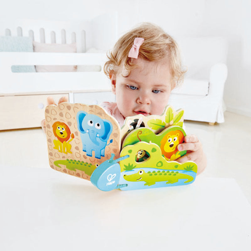 Hape Babys Wild Animal Book