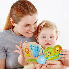 Hape Babys Wild Animal Book