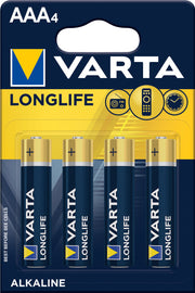 Varta Longlife AAA Battery 4 Pack