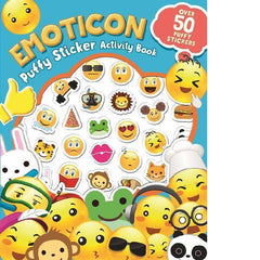 Emoticon Puffy Sticker Activity Book