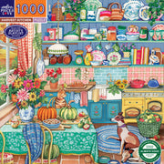 eeBoo 1000pc Jigsaw Puzzle -Harvest Kitchen