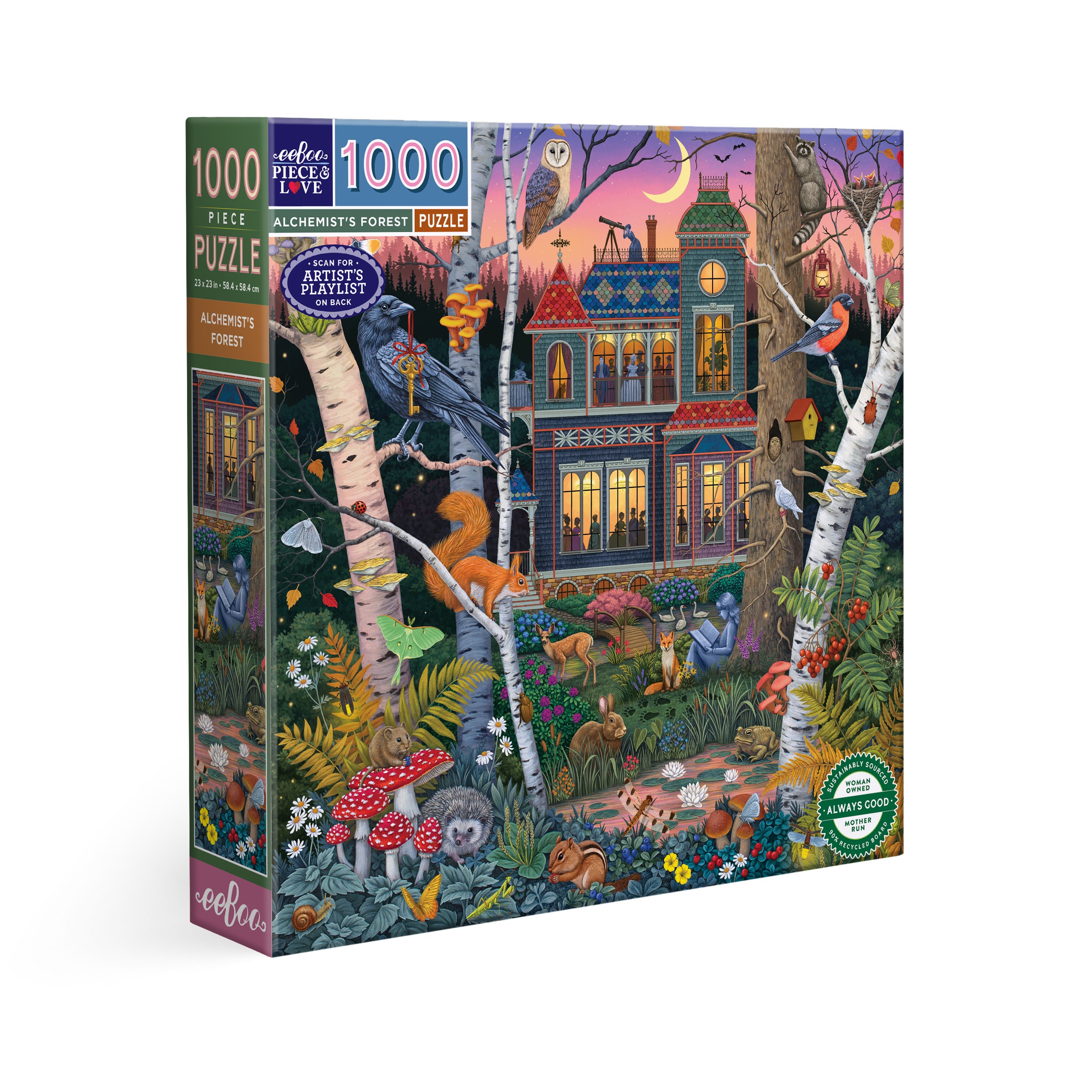 eeBoo 1000pc Jigsaw Puzzle -Alchemist's Forest