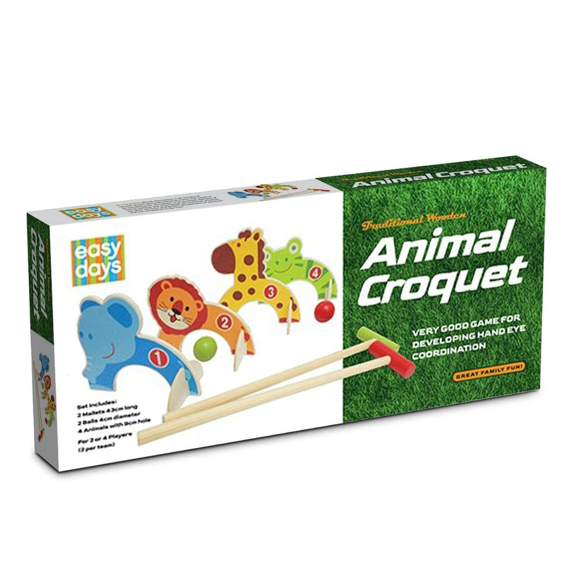 Easy Days Animal Croquet Game