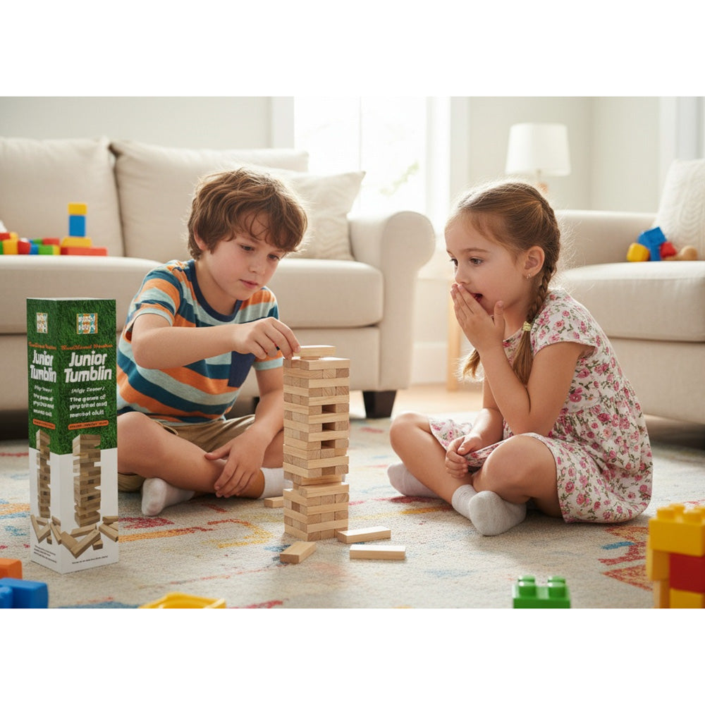 Easy Play Junior Tumblin' Wooden Tower.