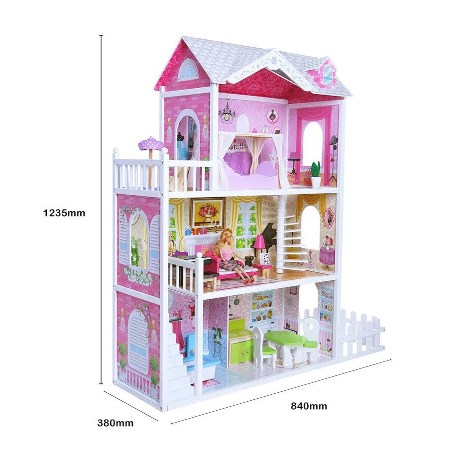Aria's Doll House with 14 Accessories - Toyworld NZ