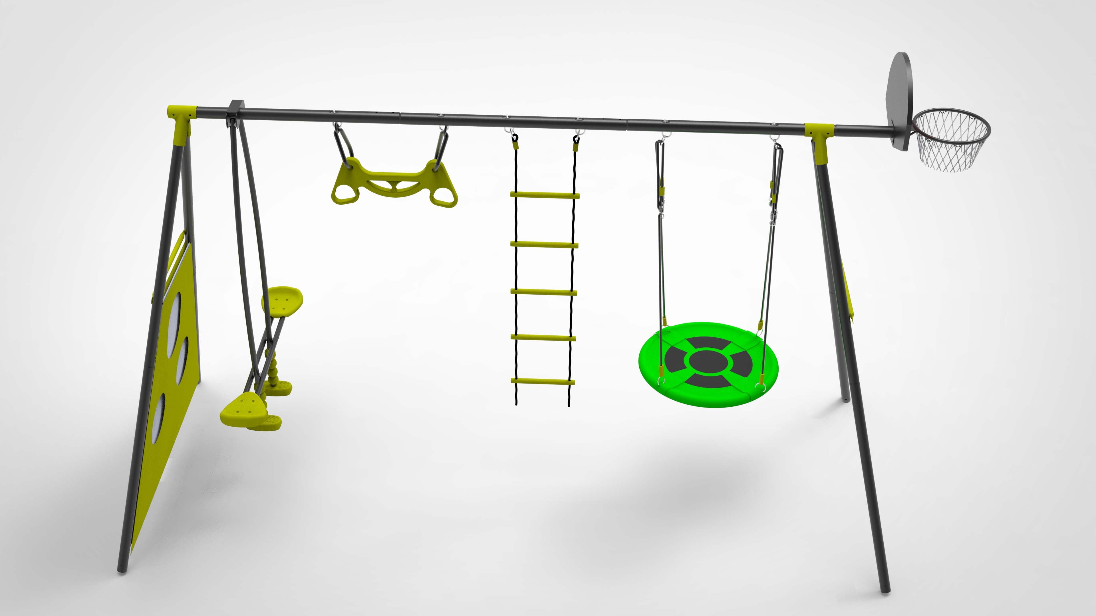 Elite 6-In-1 Swing Set
