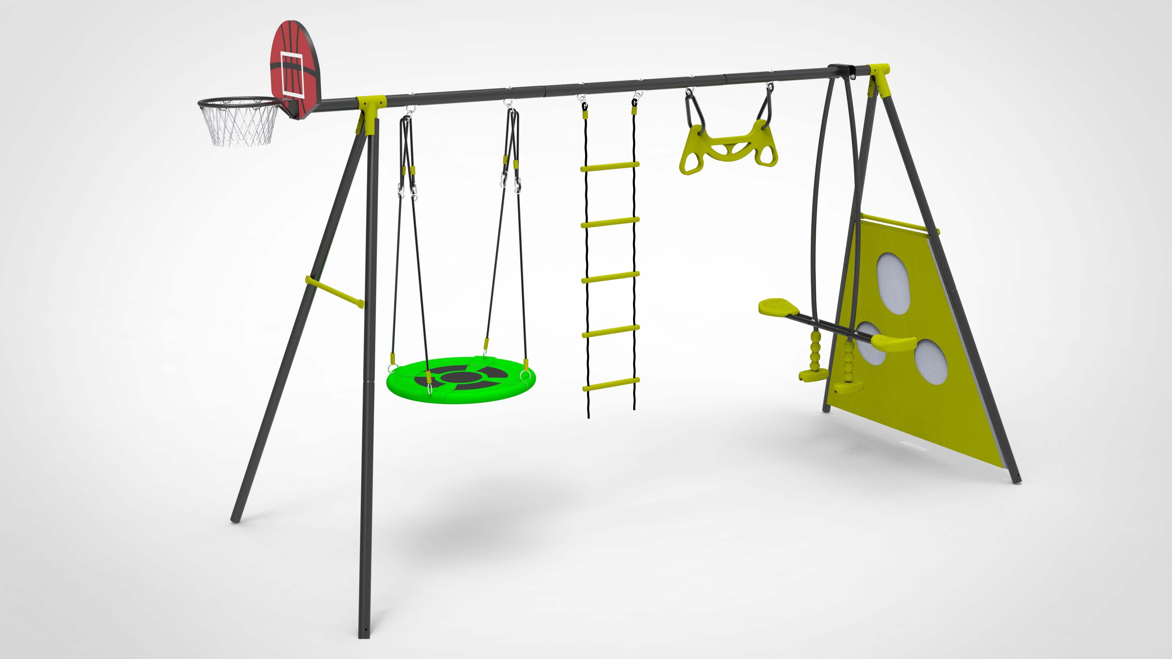 Elite 6-In-1 Swing Set