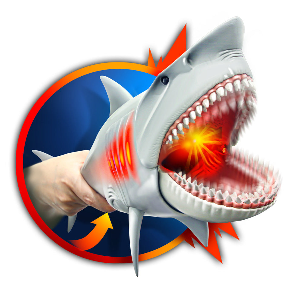 Epic Encounters Mega Shark Chomping bite toy