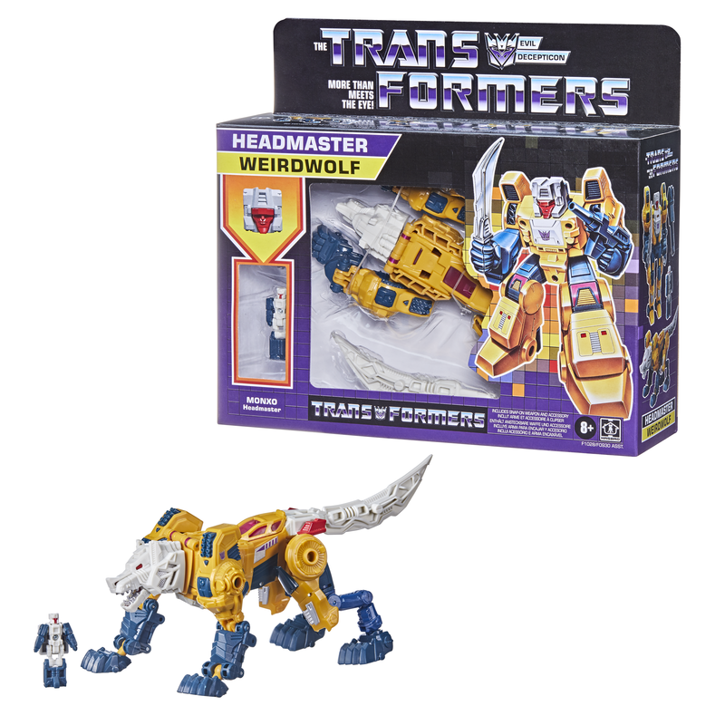 TRANSFORMERS GENERATIONS DELUXE HEADMASTERS RETRO FIGURE WEIRDWOLF