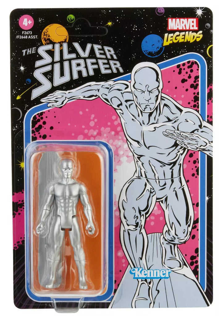 MARVEL LEGENDS 3.75 INCH RETRO FIG  THE INCREDIBLE SILVER SURFER
