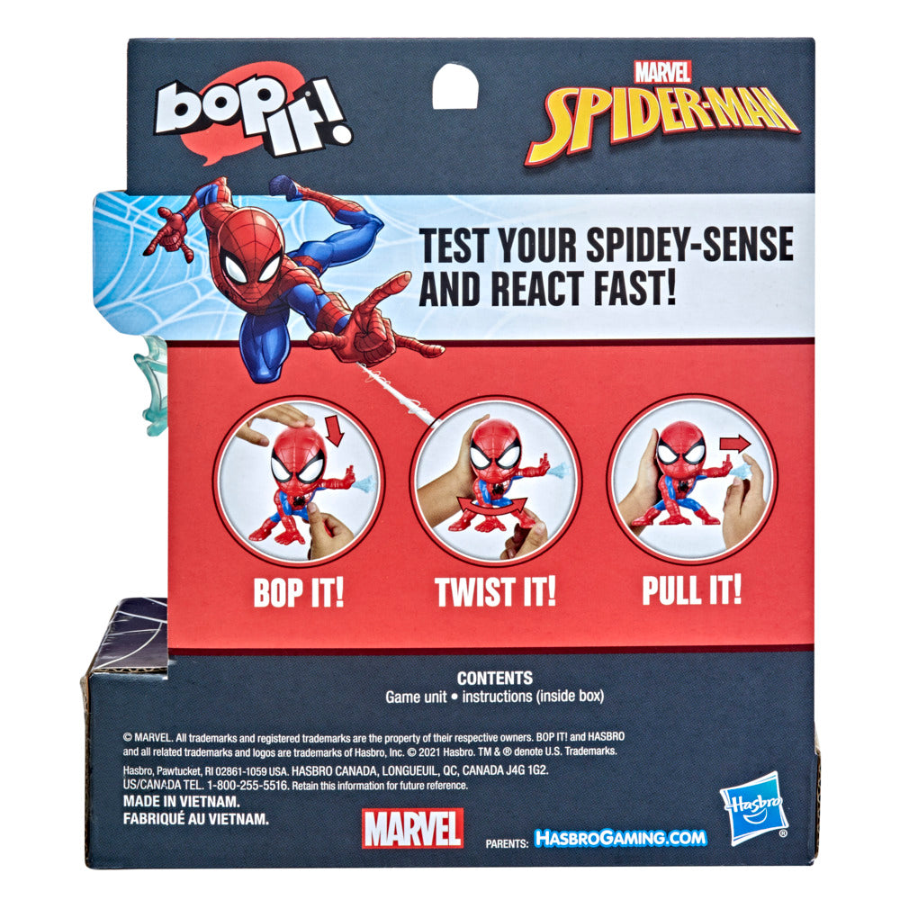 Bop It! Marvel Spider-Man Edition - Toyworld NZ